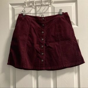 Corduroy Abercrombie Skirt